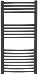 m-tech StarWave 2.0 600mmx1600mm ívelt csőradiátor, fekete, EN442