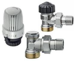Heimeier Termosztatikus radiátorszelep SZETT G3/4˝ - sarok (Calypso + Regutec + ˝S˝ fej) (36311224026)