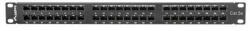 Lanberg PPU5-1048-B 48 Port Cat. 5e UTP Patch Panel - 19" 1U, Fekete