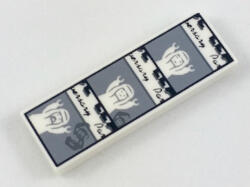 LEGO® Alkatrészek (Pick a Brick) Fehér 1 x 3 csempe, fotófülke mintával 570171 (570171)