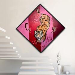  Urban Art Collection by Zavira - Majestic Stripes festmény 100x100 cm