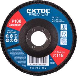Extol Kotouč lamelový šikmý korundový, průměr 115 mm, P100 8803465 (8803465)