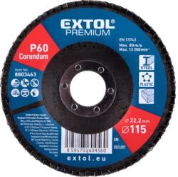 Extol Kotouč lamelový šikmý korundový, průměr 115 mm, P60 8803463 (8803463)