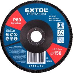 Extol Kotouč lamelový šikmý korundový, průměr 150 mm, P80 8803484 (8803484)