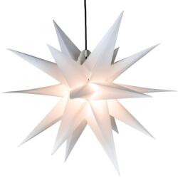 Nexos Karácsonyi csillag időzítővel 1 LED 55 cm fehér (XA11067_W)