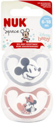 Nuk Space játszócumi Minnie & Mickey 6-18 hó 2 db (lány)