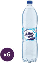 NaturAqua szén-dioxiddal dúsított természetes ásványvíz (6x1, 5 liter)