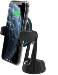 Scosche MagicGrip tapadókoronggal, 10 W-os Qi vezeték nélküli töltéssel és automatikus telefoncsatlakoztatással (MGQWD-XTET)