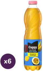 Cappy Ice Fruit Zero Sugar mangó-maracuja ízű szénsavmentes ital édesítőszerekkel (6x1, 5 liter)