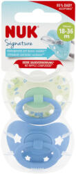 Nuk Signature szilikon cumi 18-36hó 2 db (fiú)