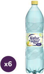 NaturAqua Emotion körte és citromfű ízű szénsavas üdítőital (6x1, 5 liter)