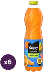 Cappy Ice Fruit Multivitamin vegyesgyümölcs szénsavmentes ital mangosztán ízesítéssel (6x1, 5 liter)