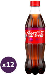 Coca-Cola Cherry cola ízű szénsavas üdítőital cseresznye ízesítéssel (12x500 ml)