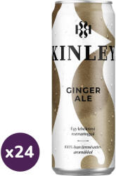 Kinley Ginger Ale szénsavas üdítőital gyömbér ízesítéssel (24x250 ml)