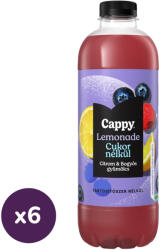 Cappy Lemonade bogyósgyümölcs-citrom ízű szénsavmentes ital édesítőszerekkel (6x1, 25 liter)
