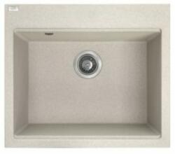 Laveo RIO 6 bézs egymedencés mosogató ajándék szifonnal (SRT_410R)