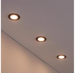 EGLO 31743- SZETT 3xLED Fényerőszabályozható világítótest FUEVA-Z 1xLED/2, 8W/230V IP44 fekete 31743 (EG31743)