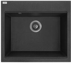 Laveo RIO 6 fekete egymedencés mosogató ajándék szifonnal (SRT_710R)