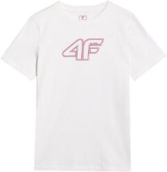 4F Tshirt F2388 Mărime copii: 122 / Culoare: alb (4FJWAW25TTSHF2388-10S-122)