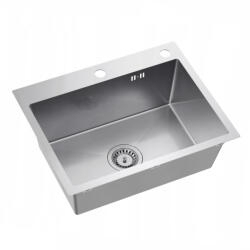  Acél mosogatótálca Nero Italia HS5040 + szárítókosár + szifon (inox)