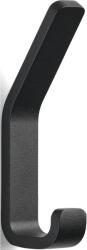 ZONE Cârlig pentru prosoape RIM 11 cm, dublu, negru, aluminiu, Zona Danemarca (ZO14654)