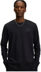 Under Armour Sportstyle Left Chest LS póló M / fekete/szürke