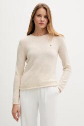 Tommy Hilfiger gyapjú pulóver könnyű, sötétkék, WW0WW40264 - bézs S - answear - 47 990 Ft