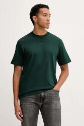 HUGO pamut póló fekete, sima, 50488330 - zöld XL - answear - 21 350 Ft