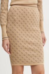 Guess szoknya LISE bézs, mini, ceruza fazonú, W4BD53 Z37K0 - bézs M - answear - 25 190 Ft
