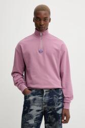 HUGO Blue pamut melegítőfelső - rózsaszín L - answear - 30 990 Ft