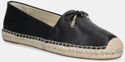 MICHAEL Michael Kors bőr espadrilles Nori - fekete Női 37