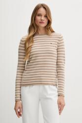 Tommy Hilfiger gyapjú pulóver - bézs L - answear - 33 990 Ft