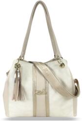 ZELLIA Női Válltáska 24077 Beige-Arany - Pearl - (ZLK-24077-06572471)