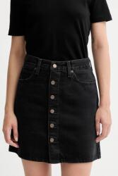 Levi's farmer szoknya fekete, mini, harang alakú, 003RO - fekete 27