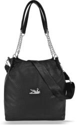 ZELLIA Női Válltáska 25025 Fekete - Rombus - (ZLK-25025-09171350)