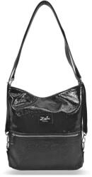 ZELLIA Női Válltáska-Hátizsákká Alakíthatő Td22016 Fekete - Crystal - (ZLK-td22016-89401439)