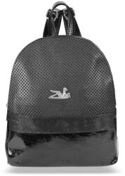 ZELLIA Női Hátizsák 24175 Fekete - Rombus - (ZLK-24175-45474378)
