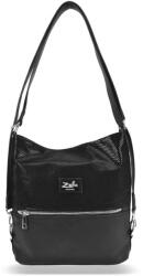 ZELLIA Női Válltáska-Hátizsákká Alakíthatő Td22016 Fekete - Ryz - (ZLK-td22016-27965030)
