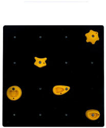 DUVLAN négyzet alakú mászófal 71x71 cm Szín: black (8073-1650)