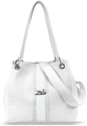 ZELLIA Női Válltáska 24077 Ezüst (ZLK-24077-35481959)