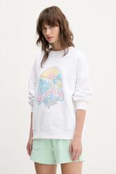 Guess Jeans pamut melegítőfelső fehér, női, nyomott mintás, W5GQ16 K68I4 - fehér M