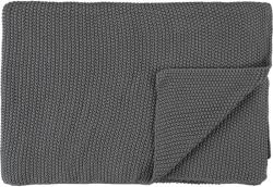 Marc O'Polo Pled Nordic Knit 130 x 170 cm de piatră din bumbac organic (730132-491-003)