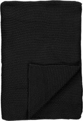 Marc O'Polo Pled Nordic Knit 130 x 170 cm negru din bumbac organic (730132-4911-010)