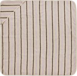 OYOY Prosop de baie pentru copii cu glugă Raita, 100 x 100 cm, bej-violet (M107294) Prosop
