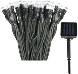  Platinium Napelemes LED fénylánc 200 LED, 20 m, meleg fehér