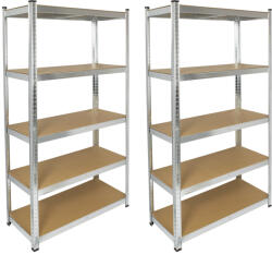 Profi Tools ZEUS fém polc 180 x 90 x 40 cm 5 polccal TC-030C - 2db