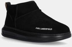 Karl Lagerfeld velúr hócipő KAPRI KOSI - fekete Női 40