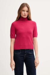 Benetton lengyel párnahuzat könnyű, rózsaszín, garbónyakú, 102HD203X - rózsaszín L