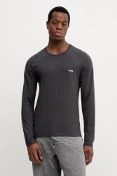 HUGO BOSS pamut hosszúujjú 3 db szürke, sima, 50492321 - szürke S
