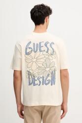 Guess pamut póló bézs, mintás, M5YI20 K8FQ4 - bézs L